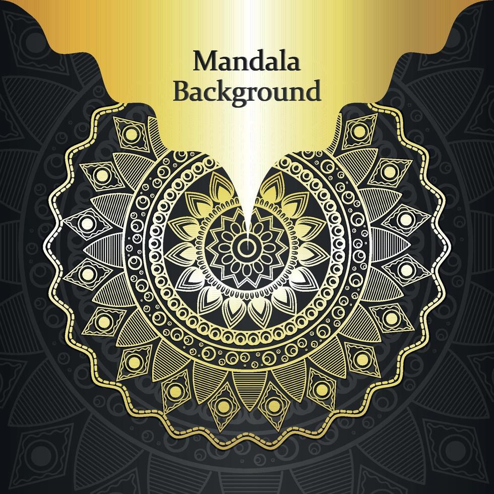 Luxury mandala design template vector