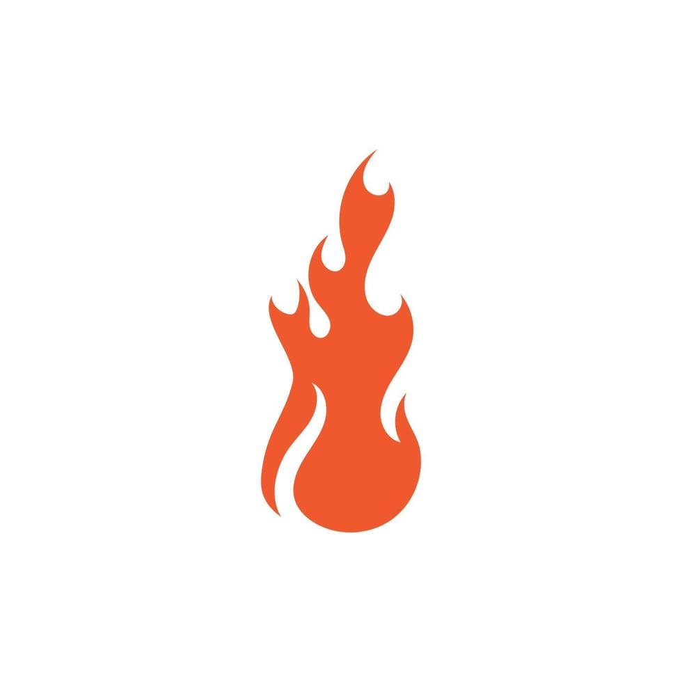 Fire flame vector illustration design template image