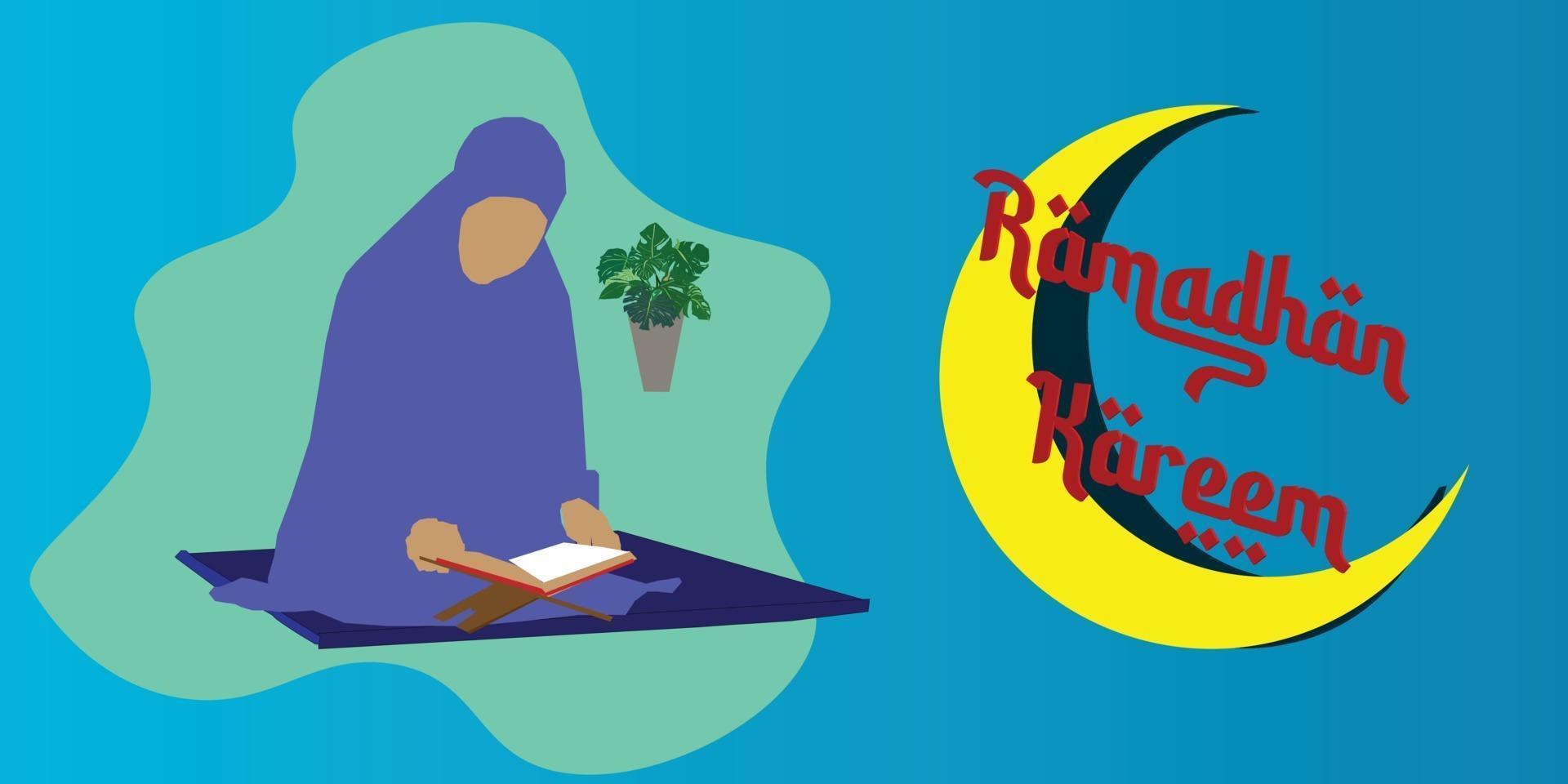 Ramadhan Kareem Month vector
