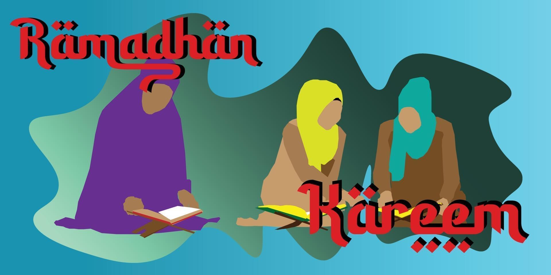 Ramadhan Kareem Month vector