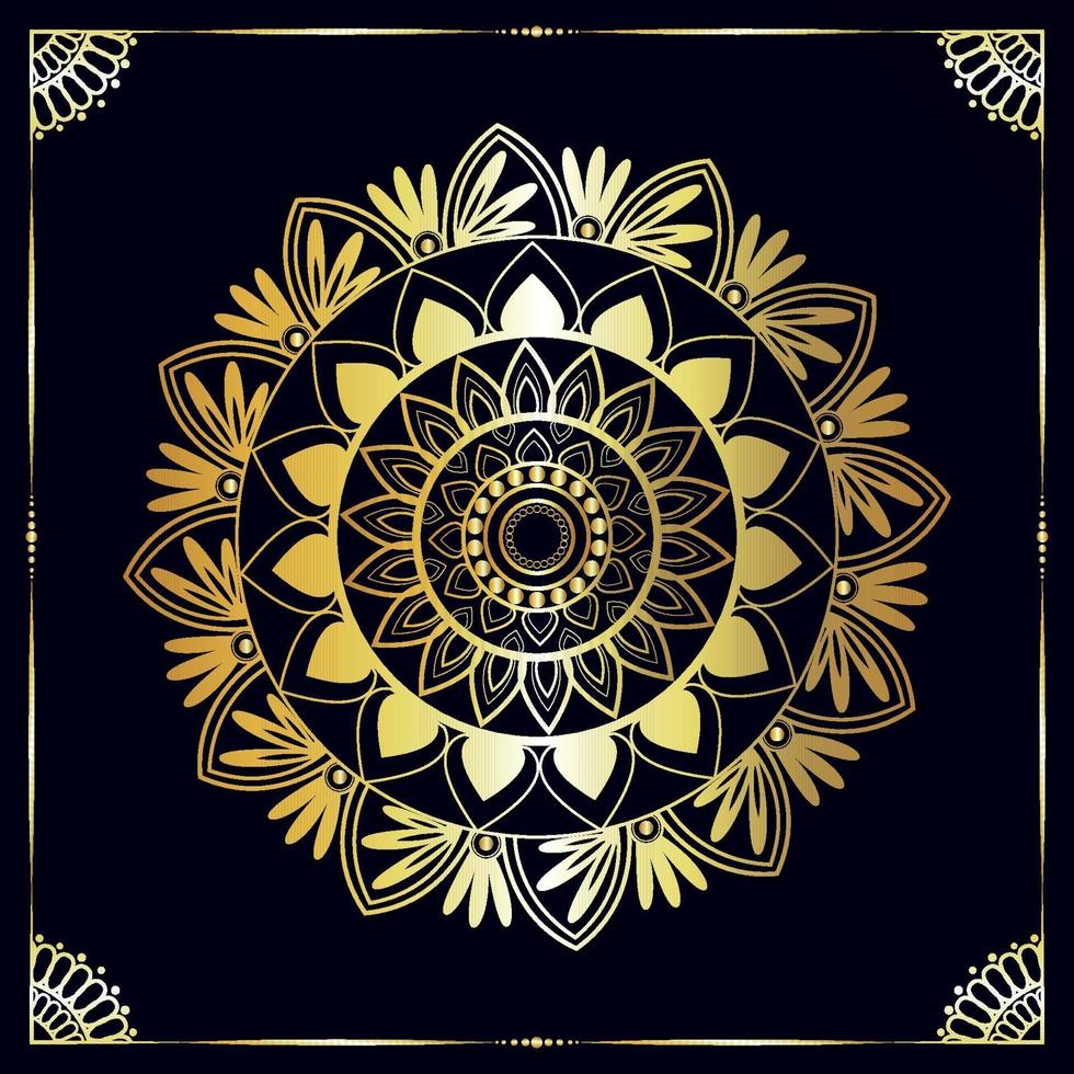 Luxury mandala decorative background and pattern vector