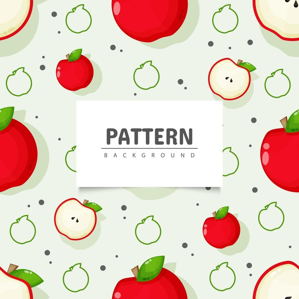 Seamless pattern strawberry fruit design vector