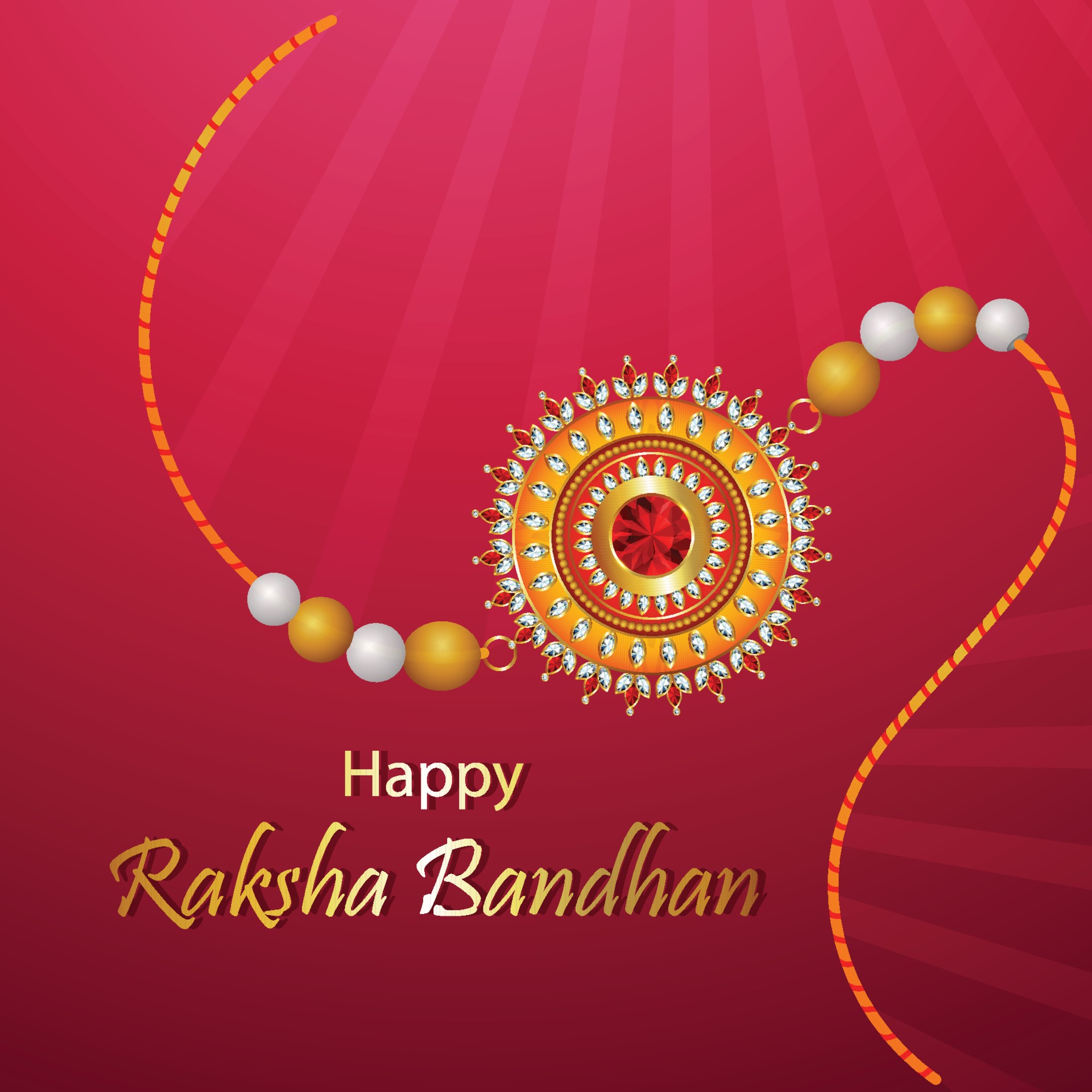 Decorative rakhi for raksha bandhan indian festival background 2152783  Vector Art at Vecteezy