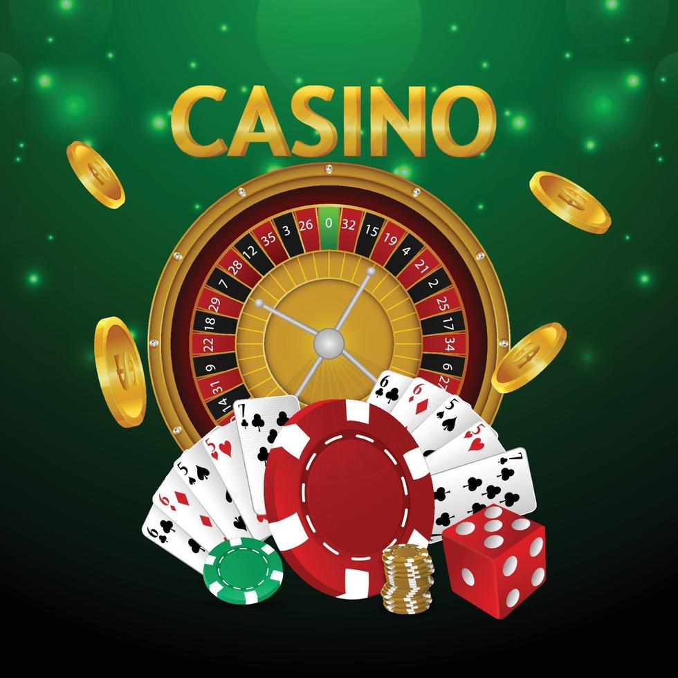 Casino luxury background with casino slot and chips with playing cards  2152815 Vector Art at Vecteezy