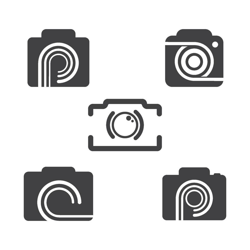 Camera logo images vector