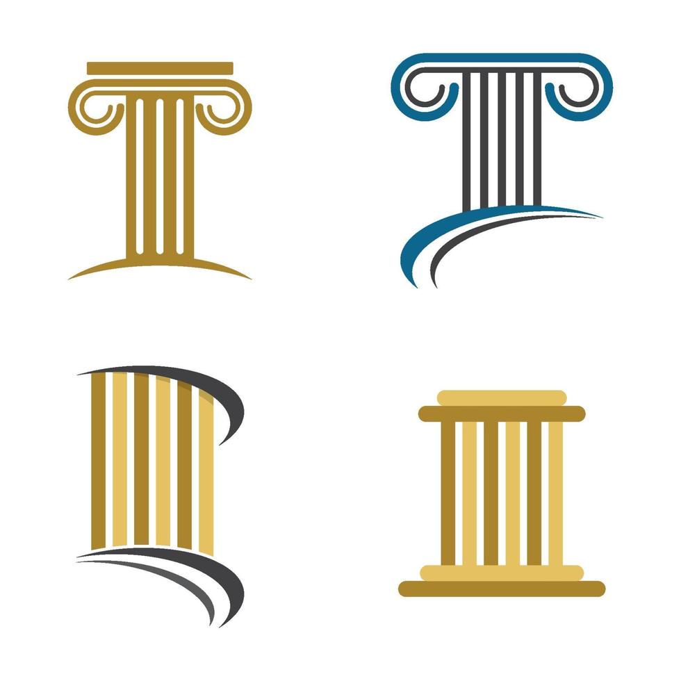 Pillar logo images vector