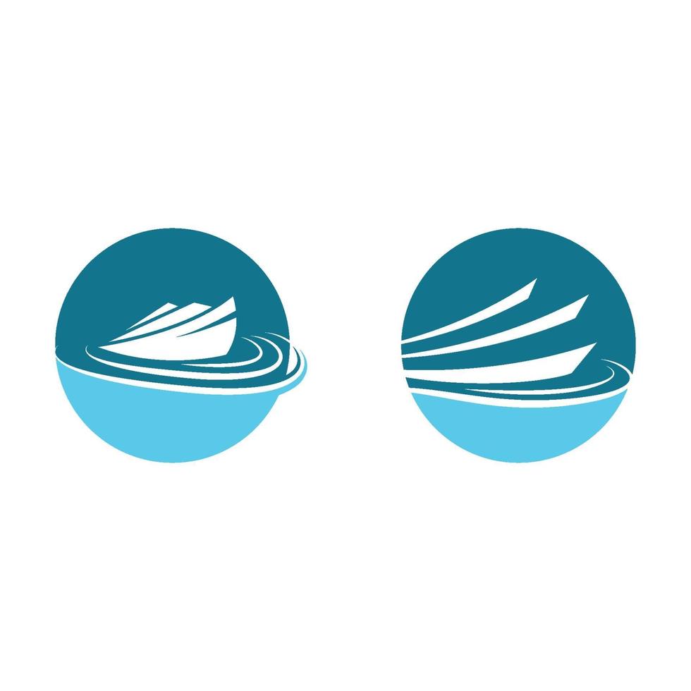 Cruise ship logo images vector