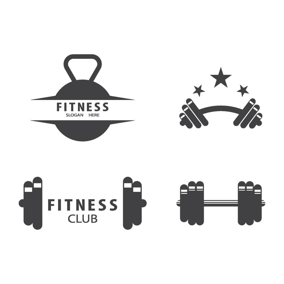 Ilustración de imágenes de logo de gimnasio vector