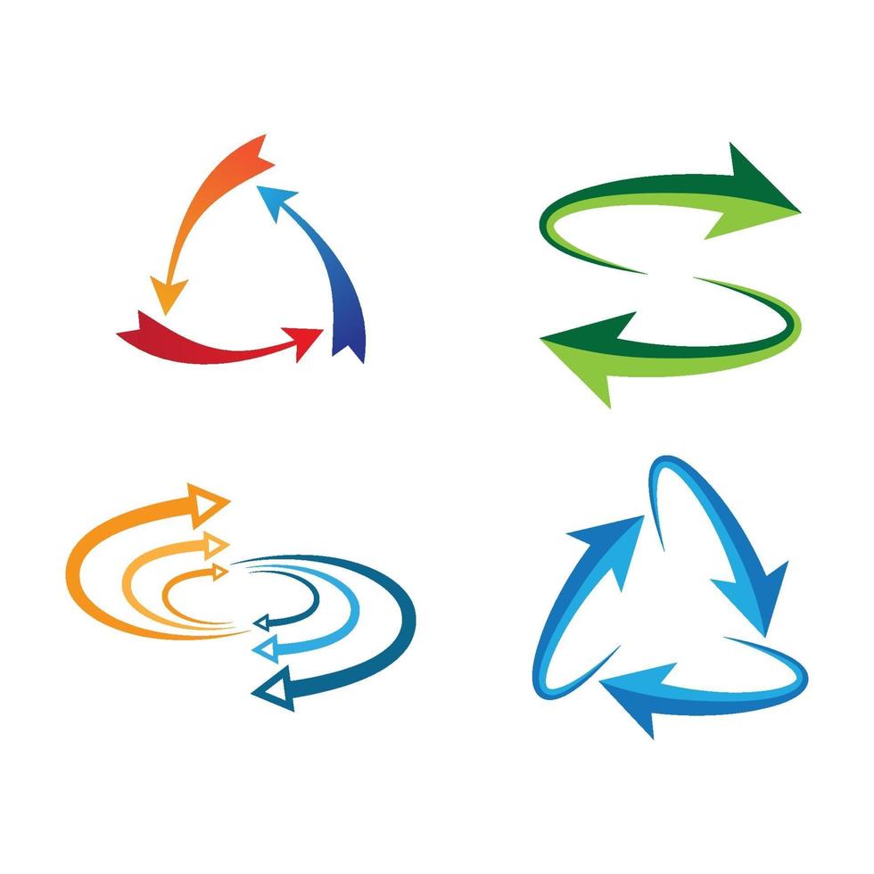 Arrow logo images vector