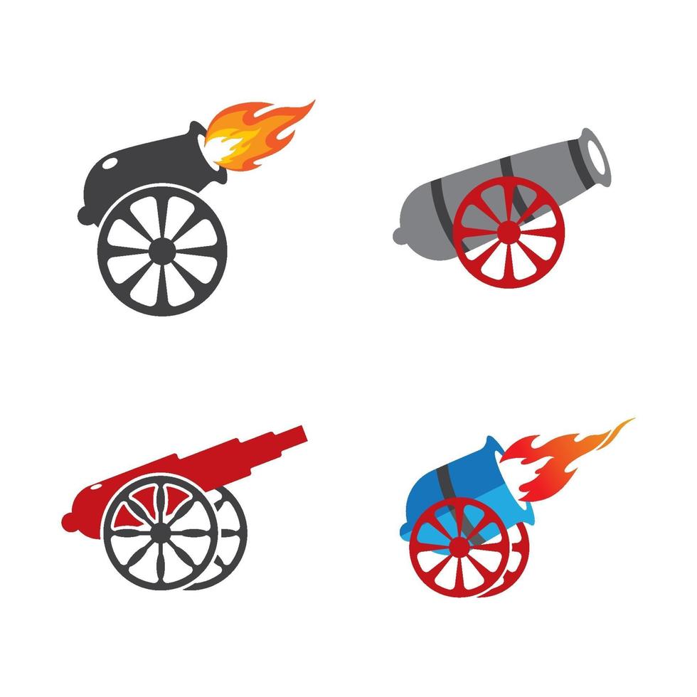 Cannon logo images illustration vector