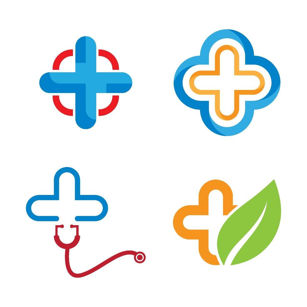 Medical care logo images vector