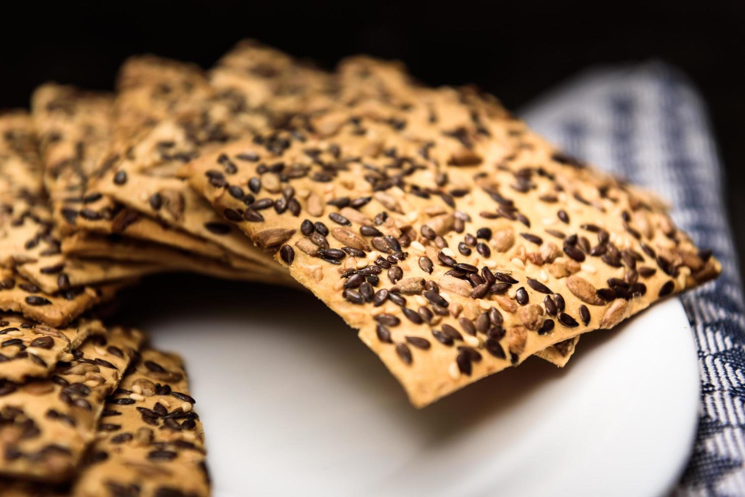 galletas con pipas de girasol foto