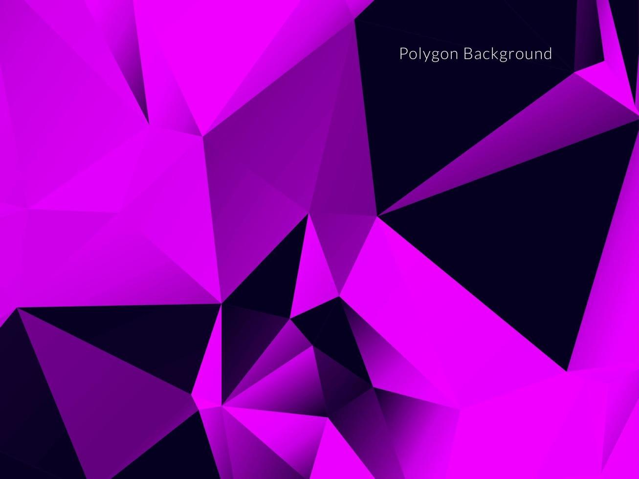 Modern geometric triangle polygon background vector