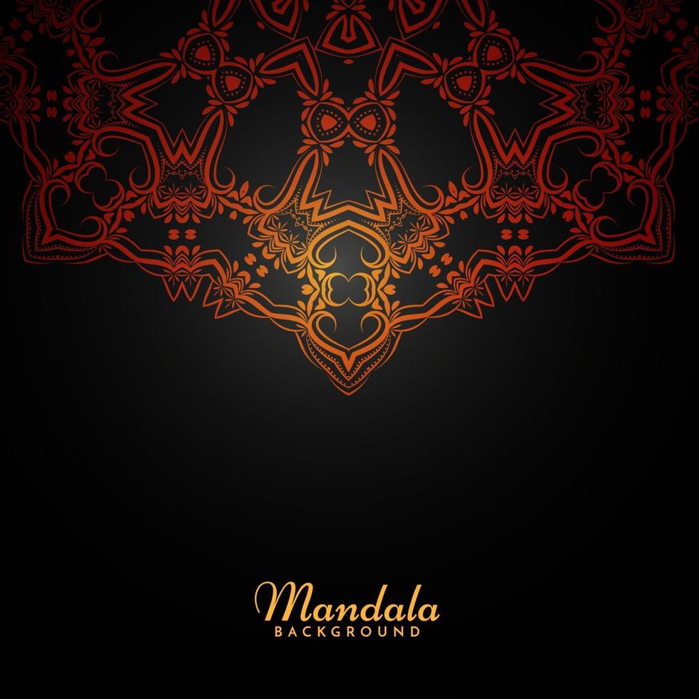 Beautiful mandala design decorative luxury background vector