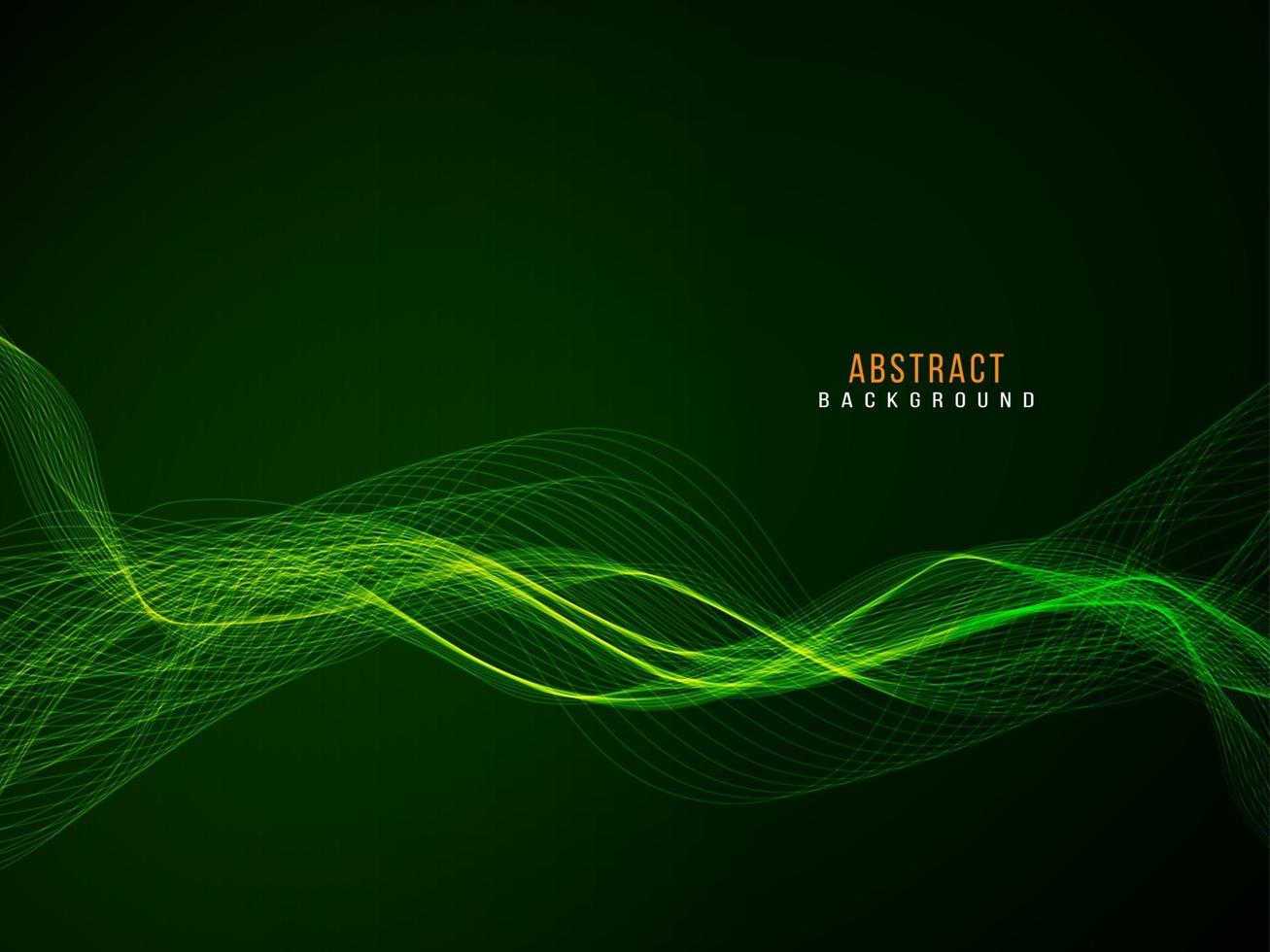 Abstract stylish transparent flowing wave design background vector