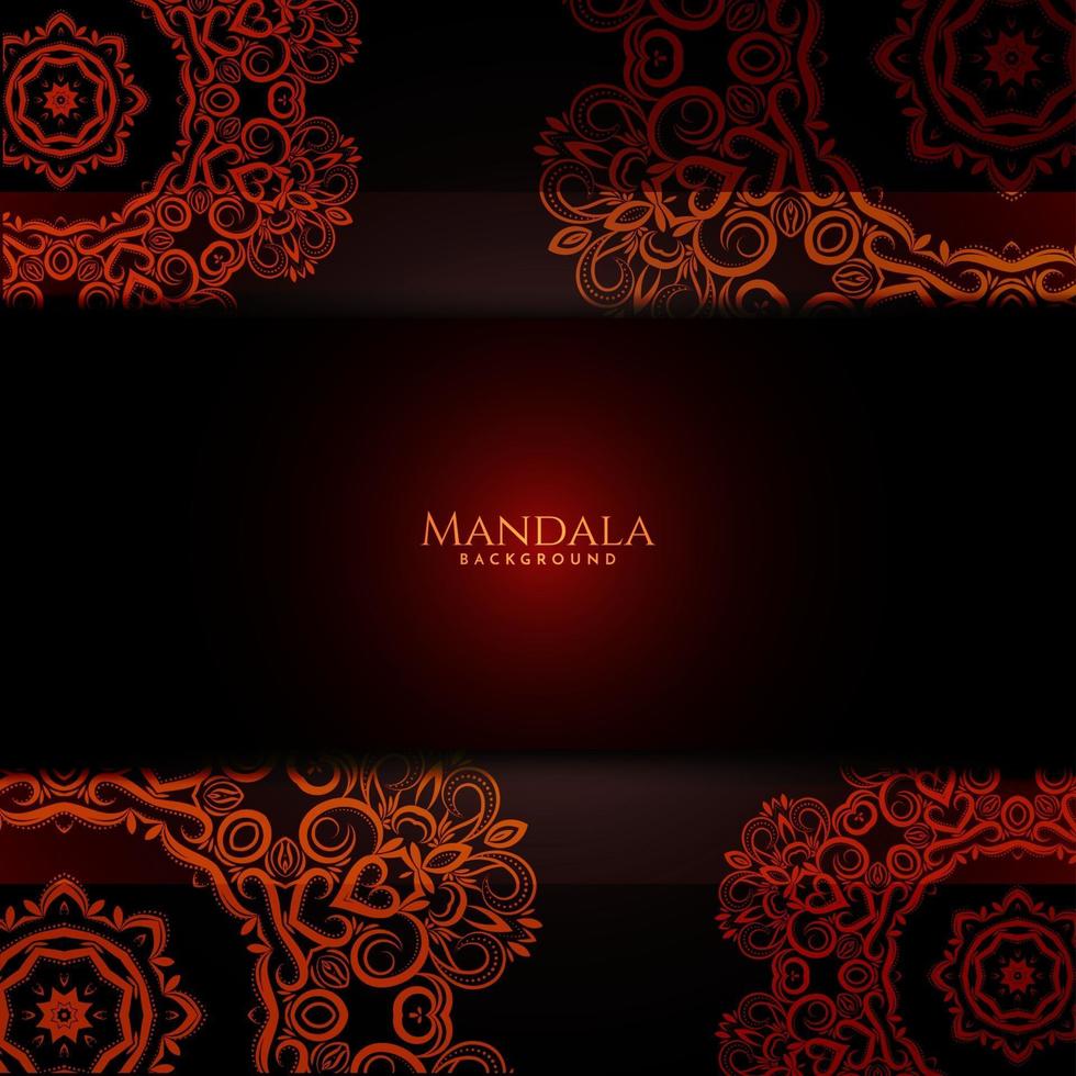 Beautiful mandala design decorative luxury background vector