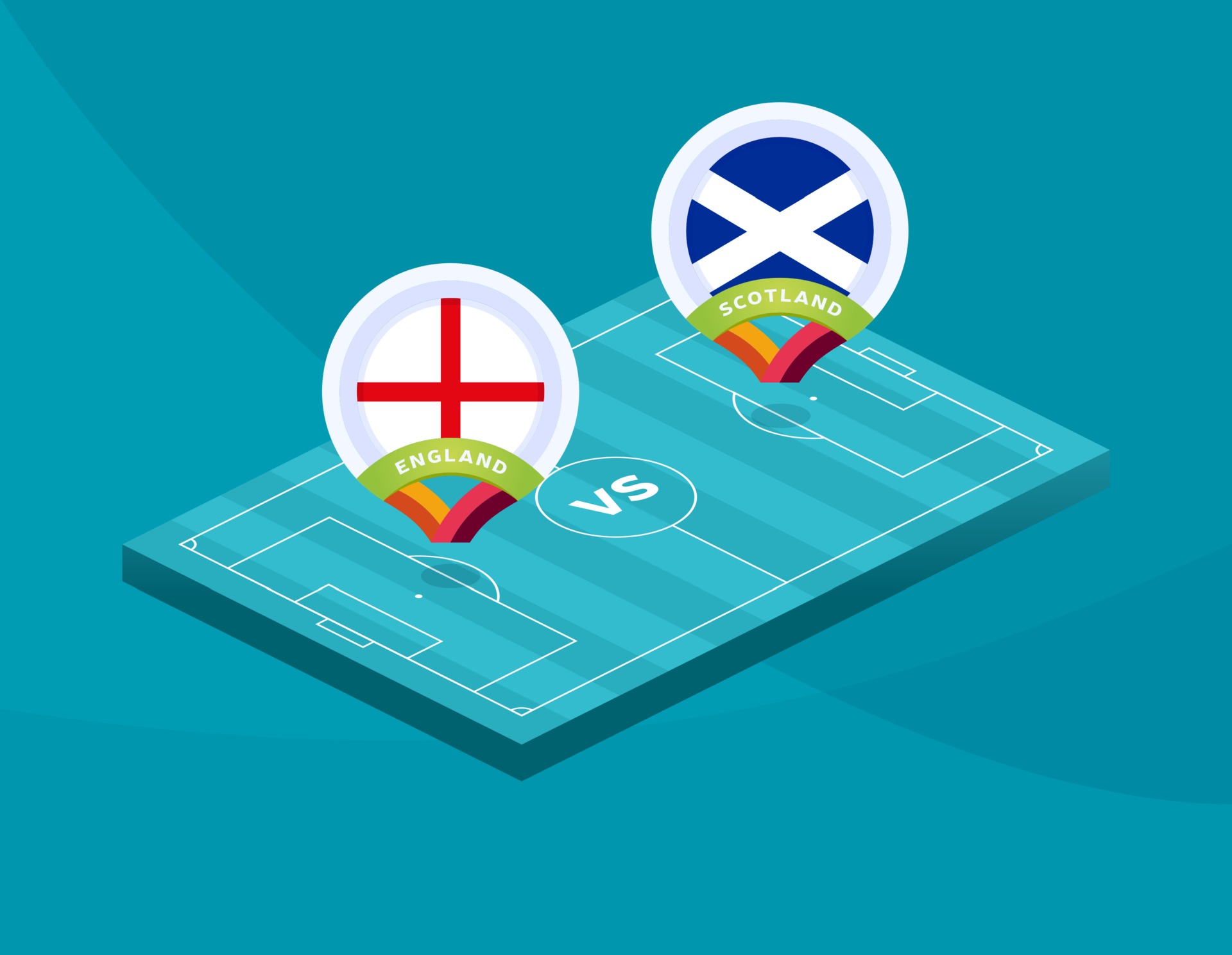 england vs scotland football 2153640 Vector Art at Vecteezy
