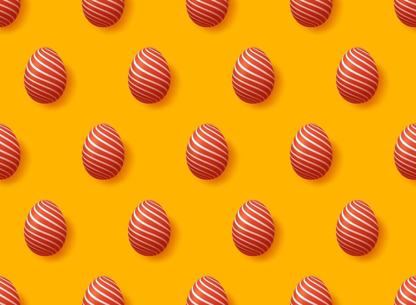 Easter egg pattern vector