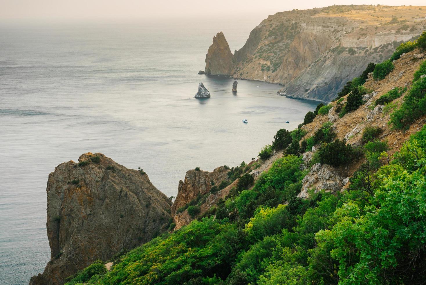 The mountains of Cape Fiolent in Crimea photo