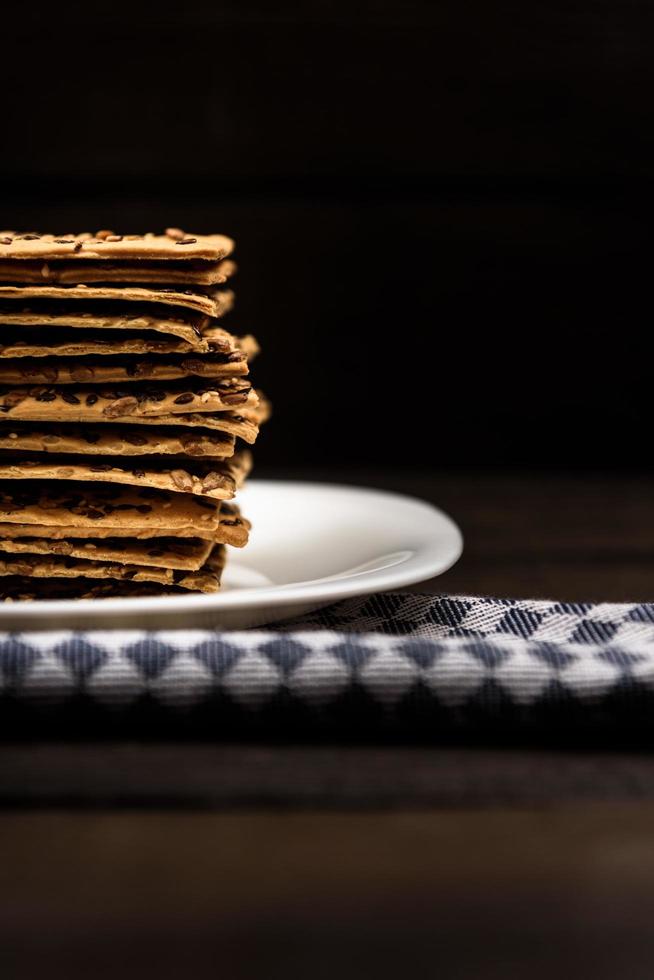 Cookies with sunflower seeds photo