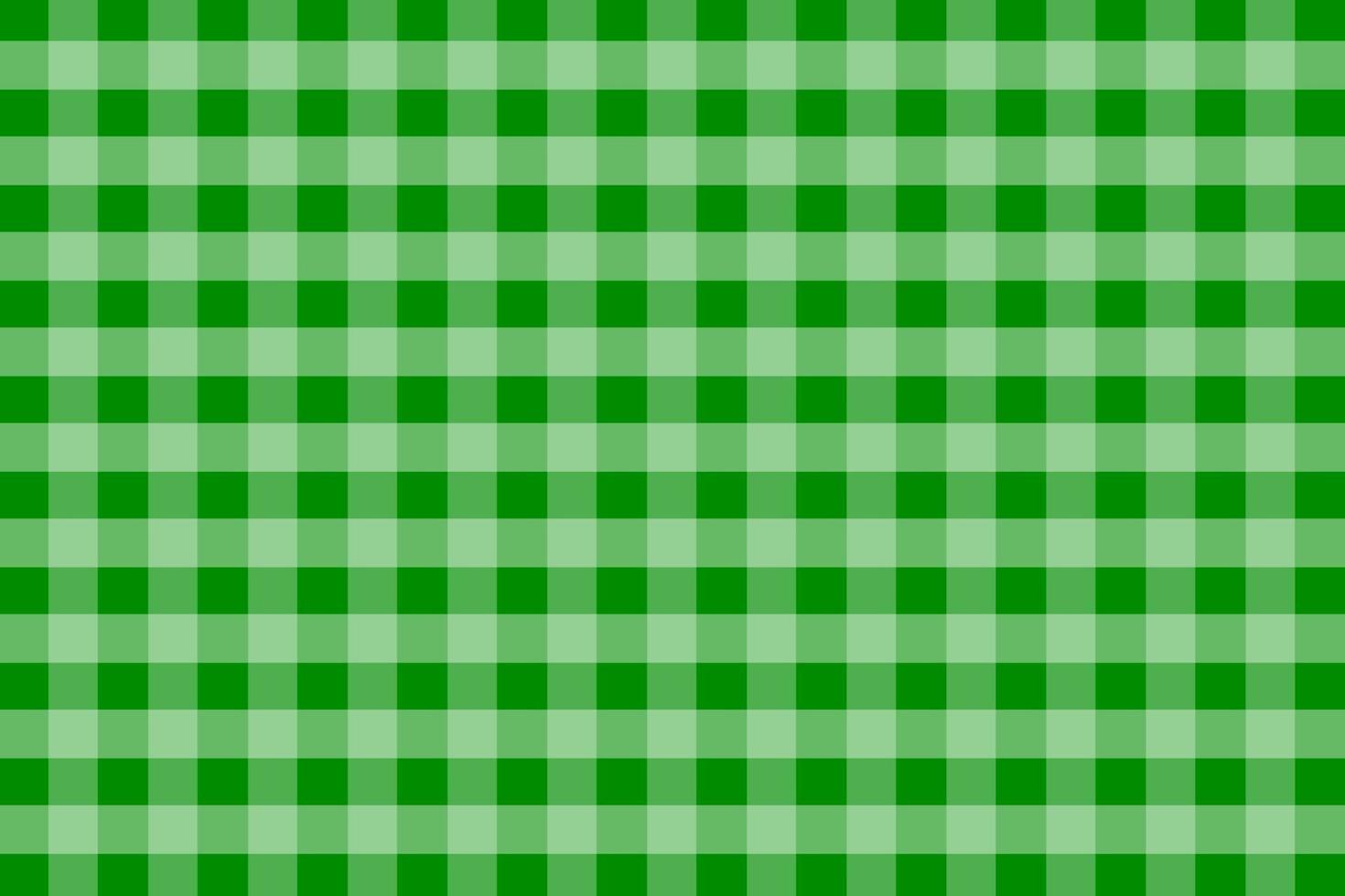 Green Gingham Pattern Background vector