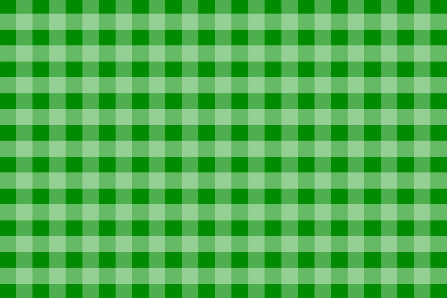 Green Gingham Pattern Background vector