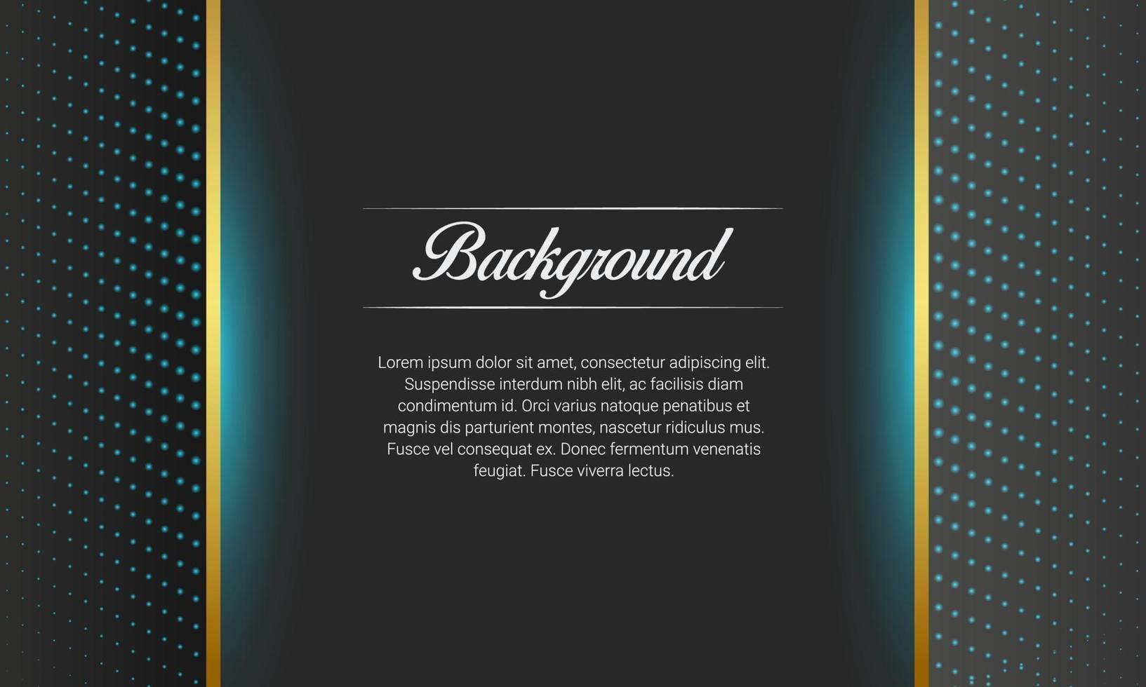 Shiny Black Presentation Background With Halftone vector