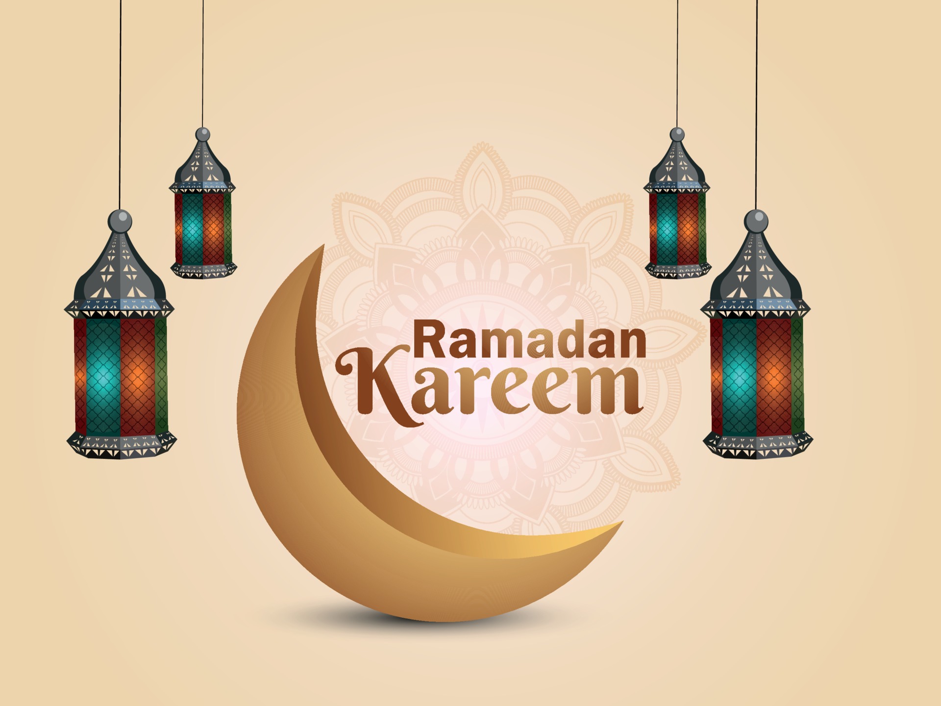 Ramadan kareem or eid mubarak background 2154434 Vector Art at Vecteezy