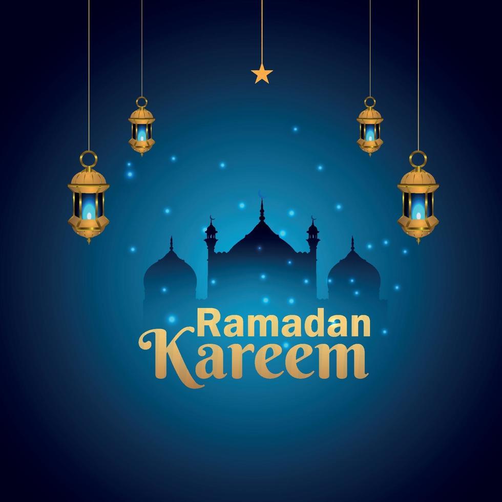 festival islámico ramadan kareem antecedentes vector