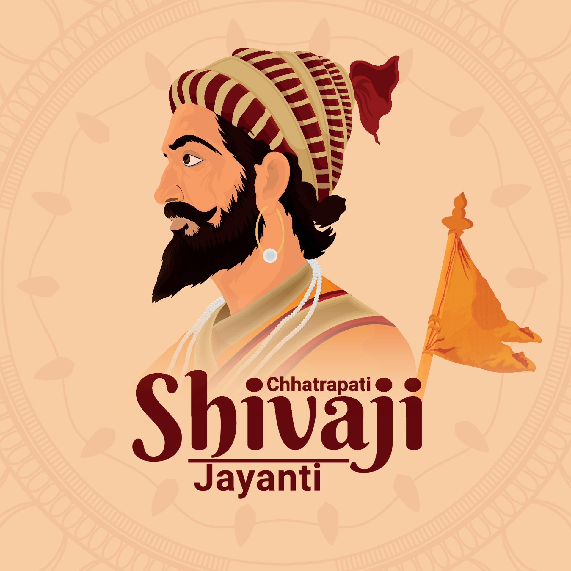 Shivaji jayanti illustration and background 2154622 Vector Art at Vecteezy