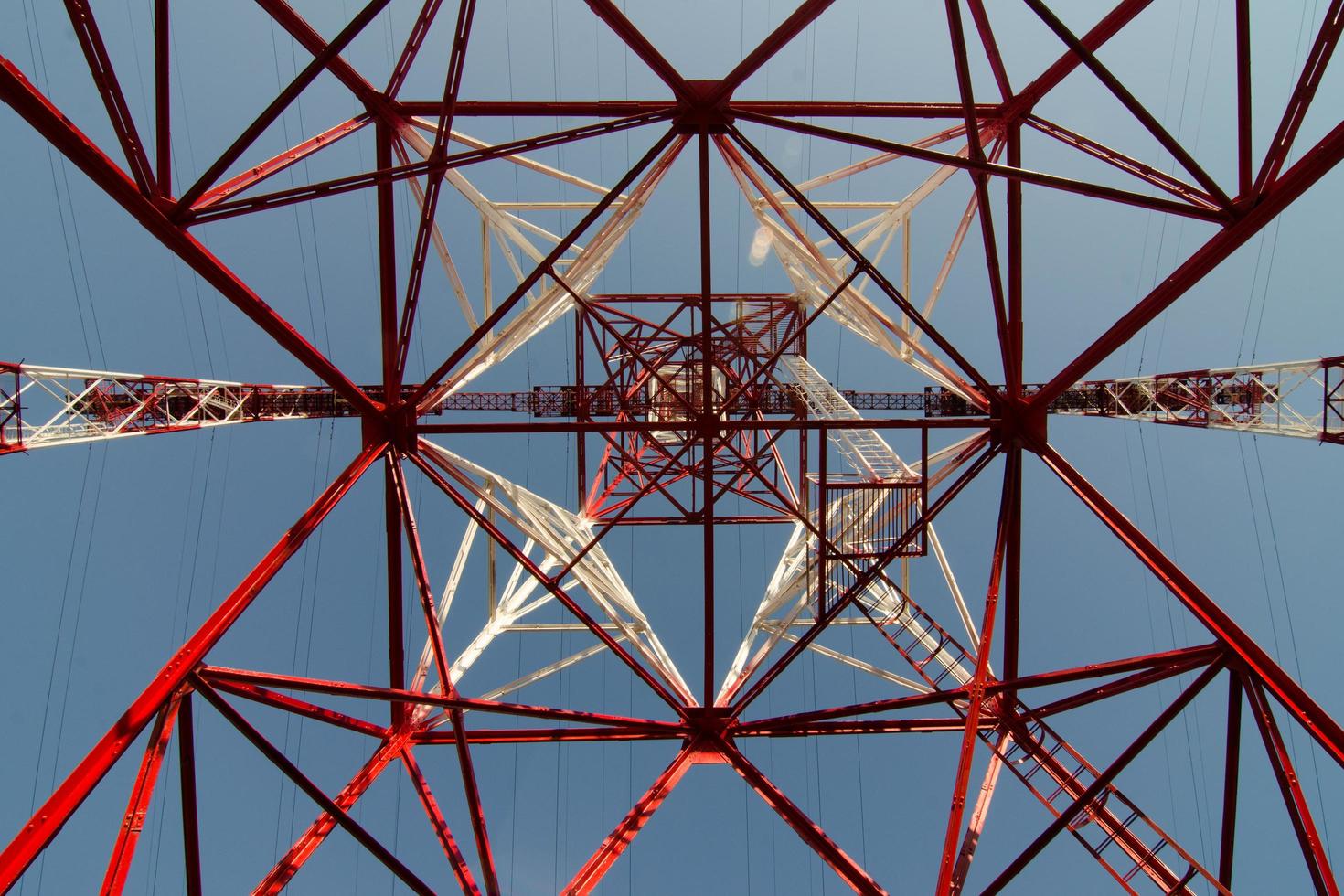 High-voltage power line photo