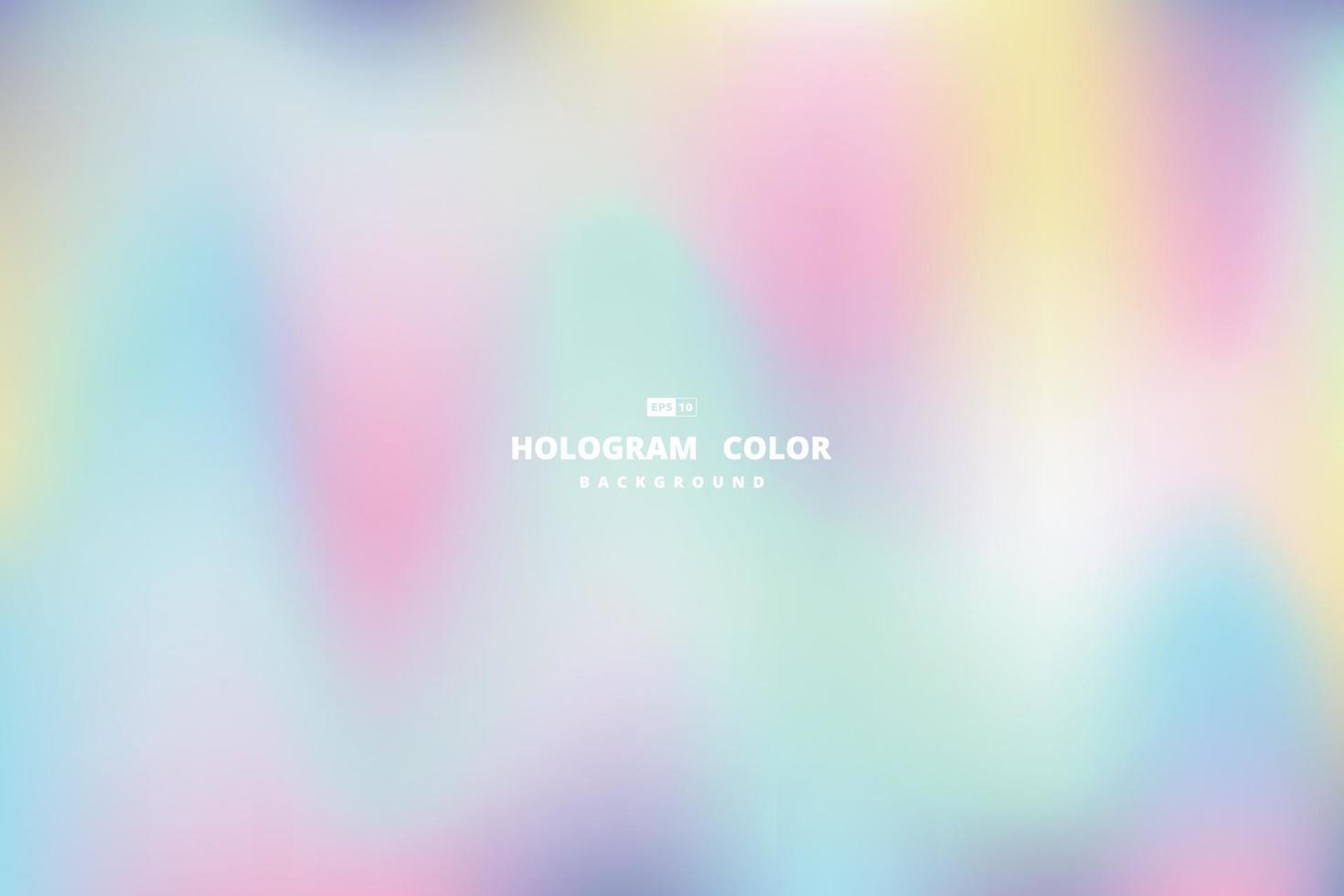 color mágico abstracto del fondo del diseño del holograma. ilustración vectorial eps10 vector