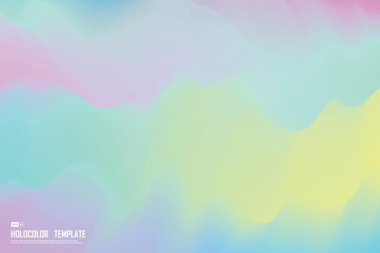 Abstract rainbow fancy hologram color concept design of mesh background wallpaper. illustration vector eps10