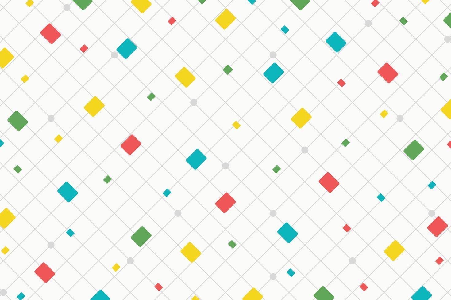 Abstract square pattern of colorful tech design artwork background. illustration vector eps10