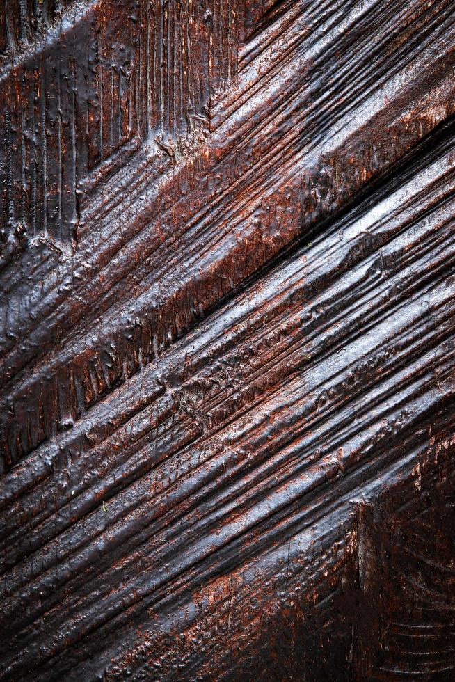 Grooves in wood photo