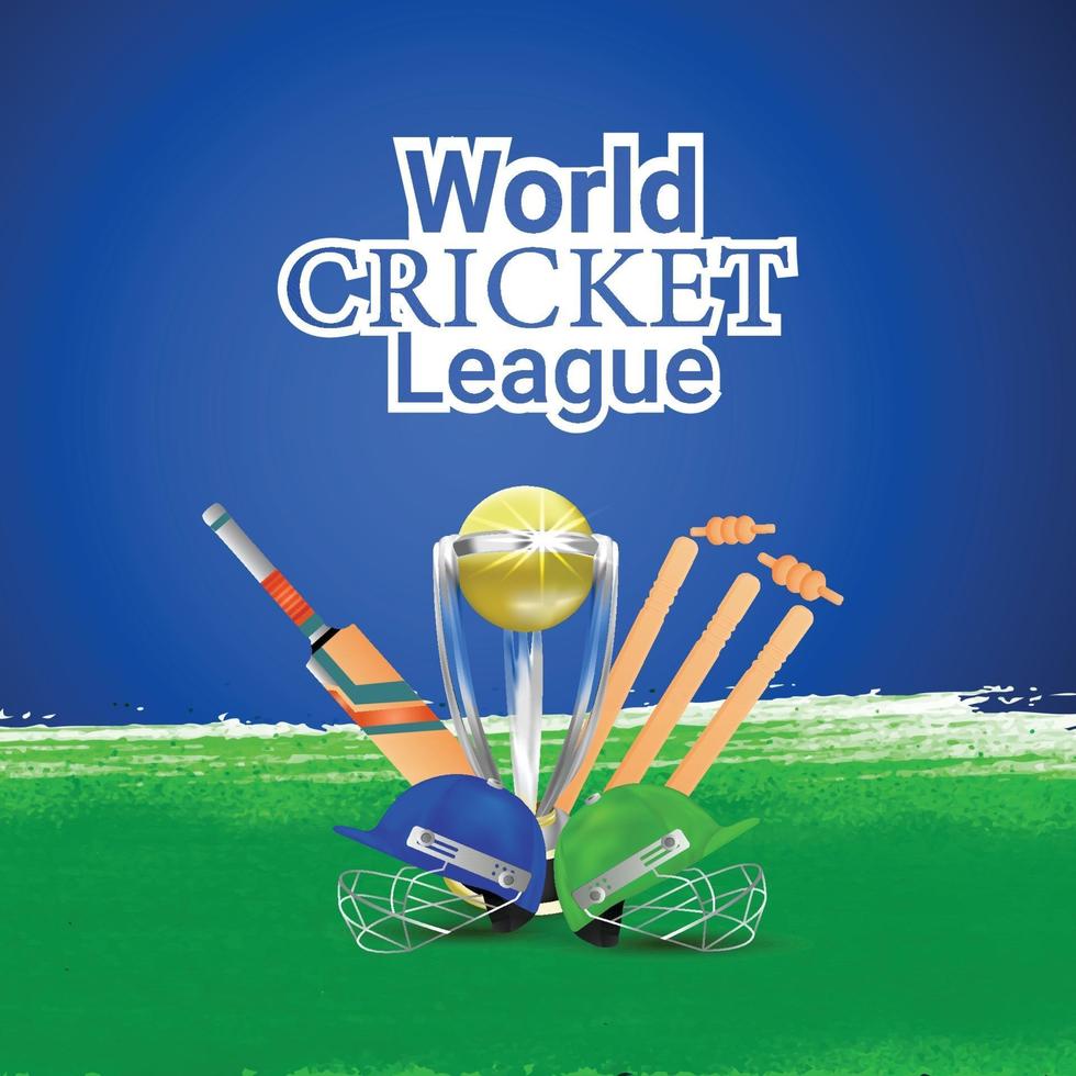 Cricket champions league social media banner design 2155292 Vector Art