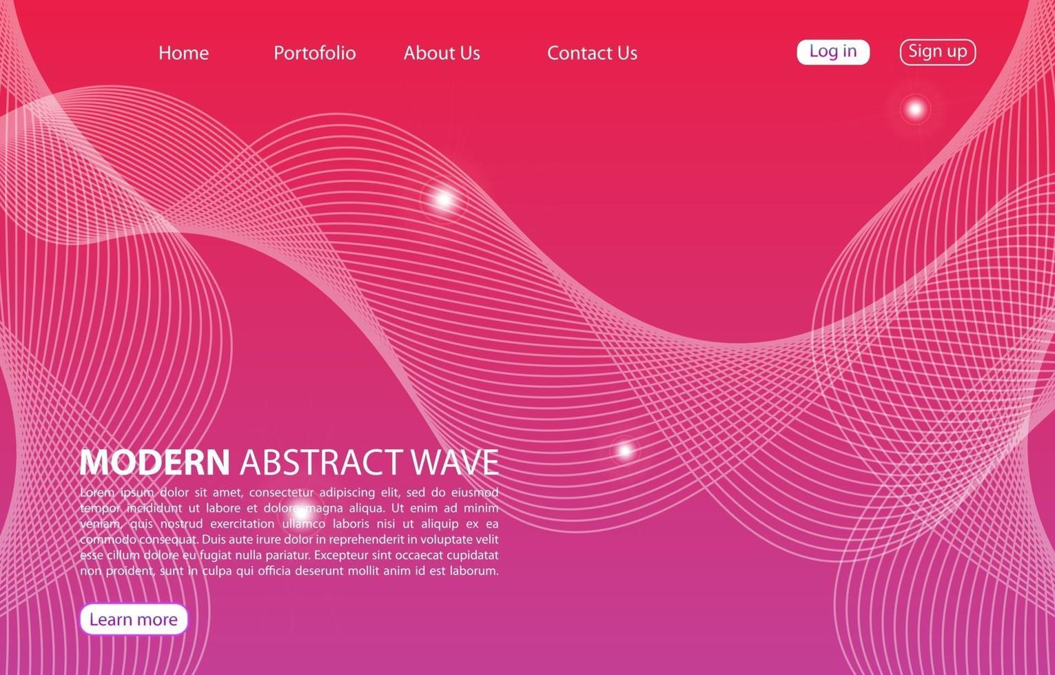 Landing Page. Abstract background website. Template for websites, or apps. Modern design. Abstract vector style design