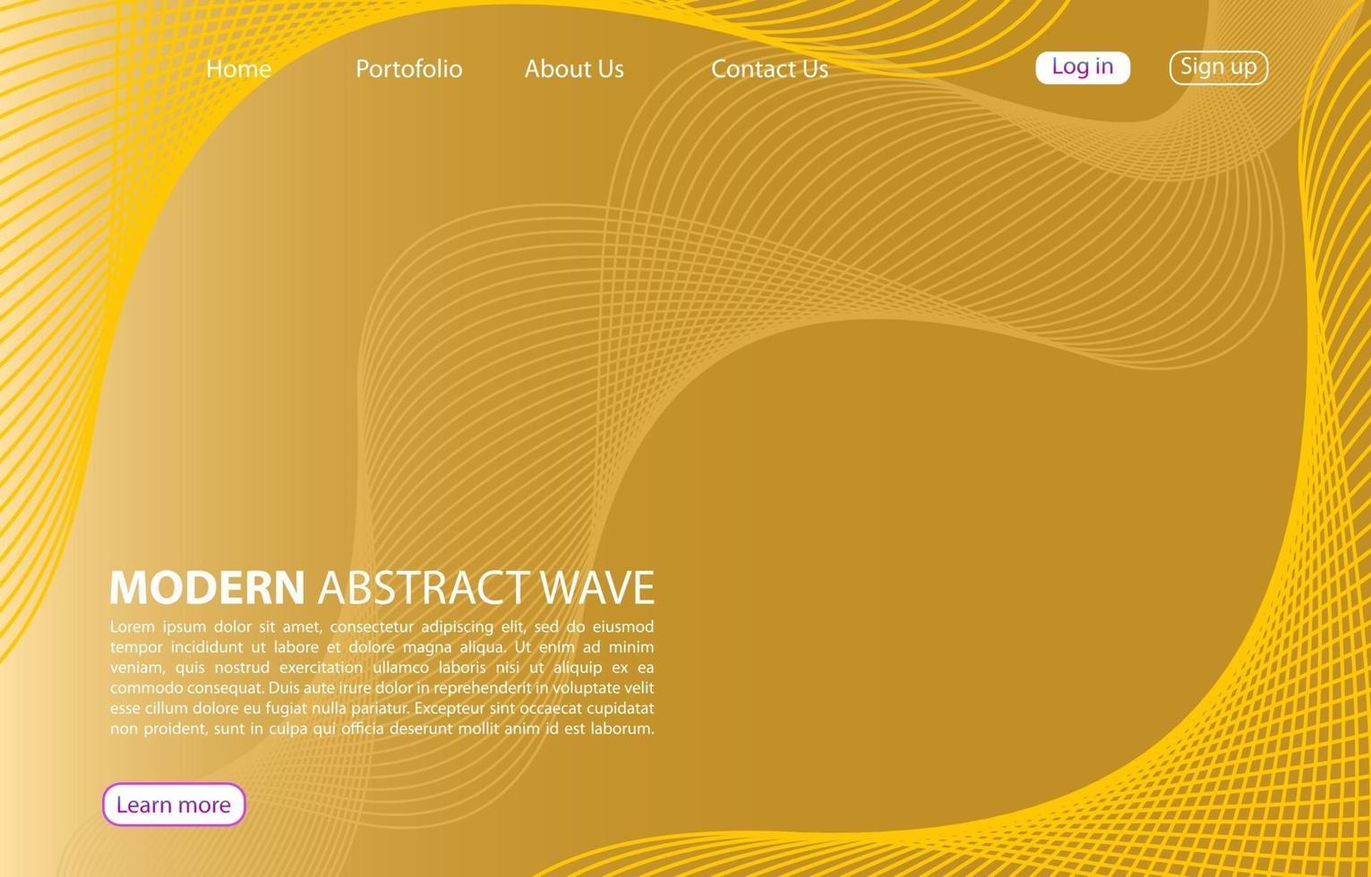 Landing Page. Abstract background website. Template for websites, or apps. Modern design. Abstract vector style design