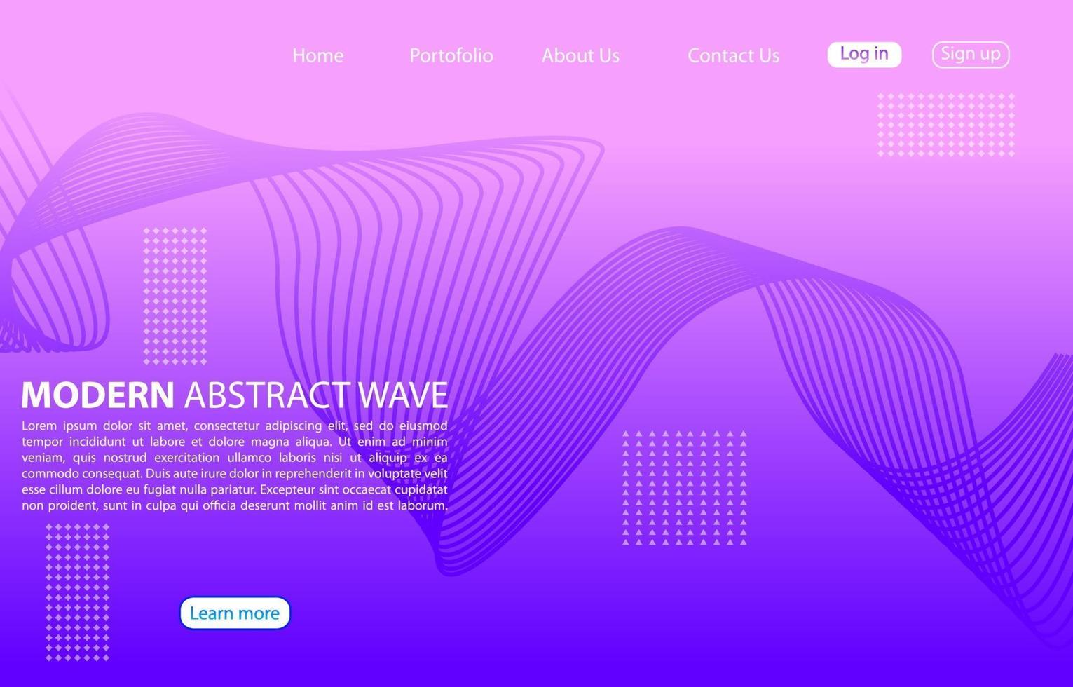 Modern abstract line color background.Home page abstract design.purple background. vector