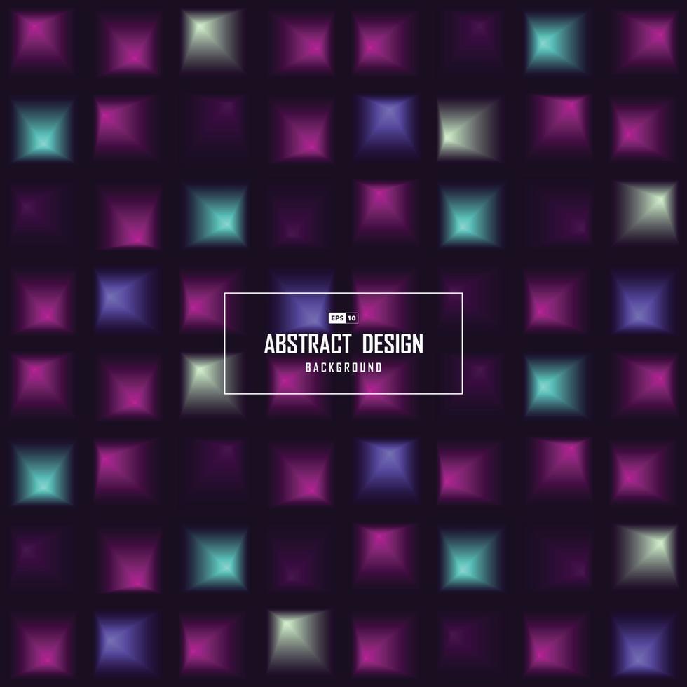 Abstract science color of square futuristic color pattern design background. illustration vector eps10
