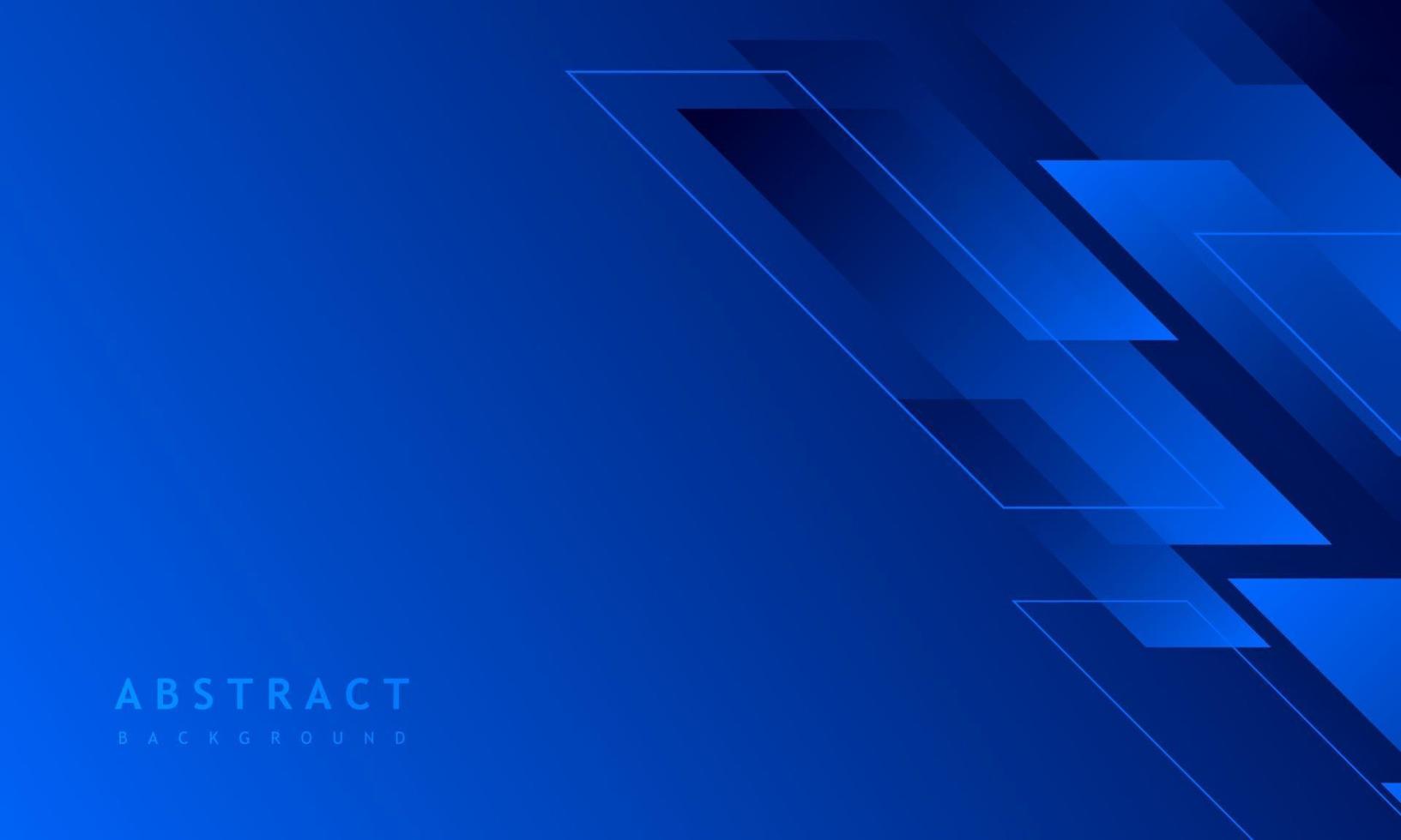 dark blue background with abstract square shape, dynamic and sport banner concept. vector