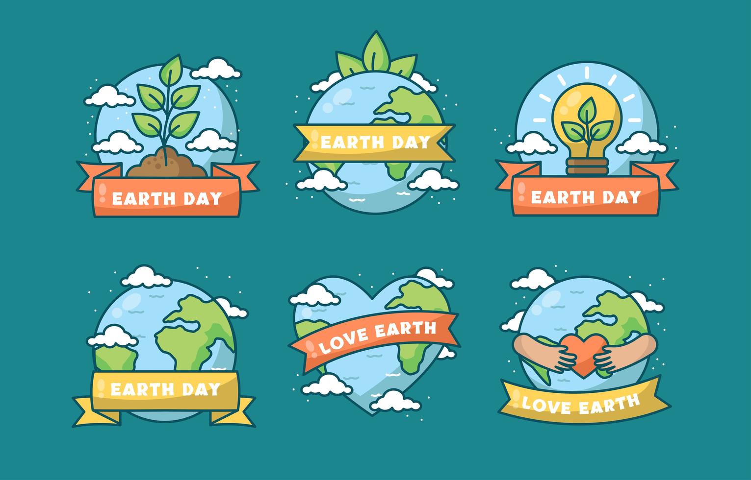 Taking Care of Our Home Planet Earth Day vector