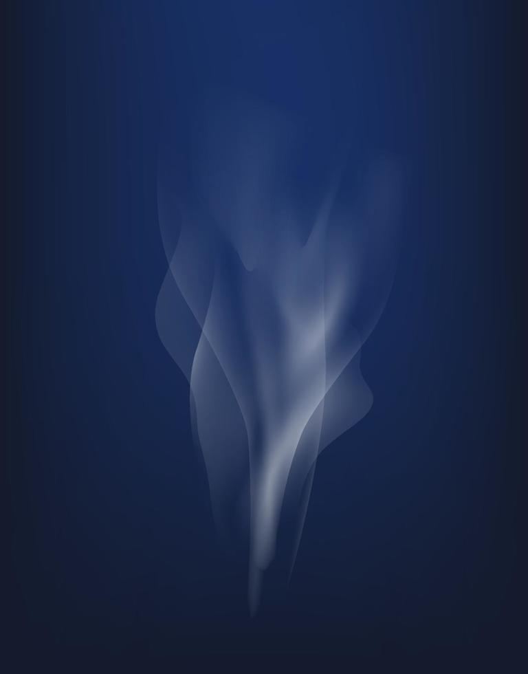 Grey smoke vector effect. Template for design