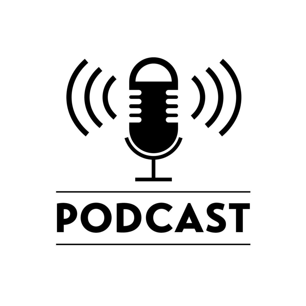 Vector illustrations concept design podcast channel.