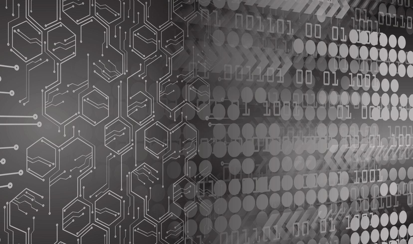 cyber circuit future technology concept background vector