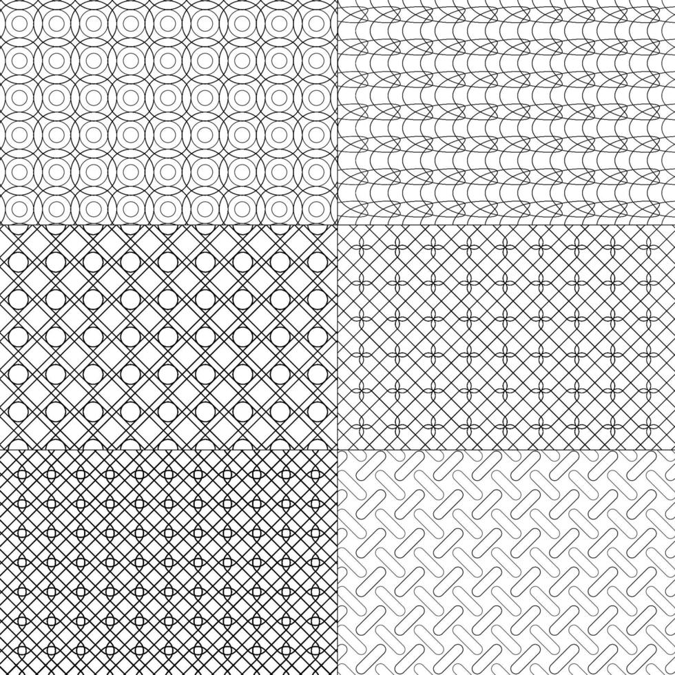 Vector set of minimal patterns. Geometric line and shapes