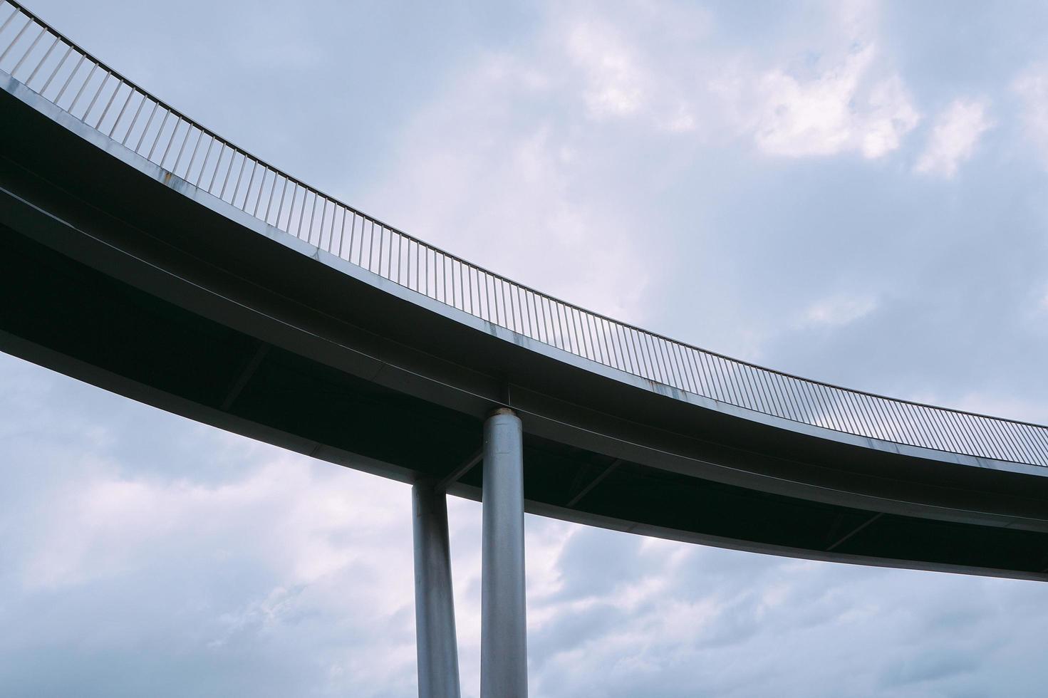 Bridge architecture on the street photo