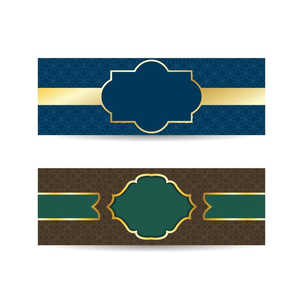 Islamic vector design mosque dome with geometric pattern for Eid Mubarak greeting template. islamic background banner