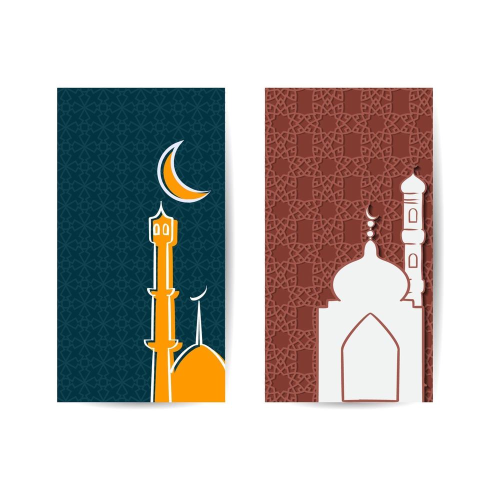 Ramadán kareem fondo islámico. Fondo abstracto con adornos tradicionales. ilustración vectorial. banner de fondo islámico vector