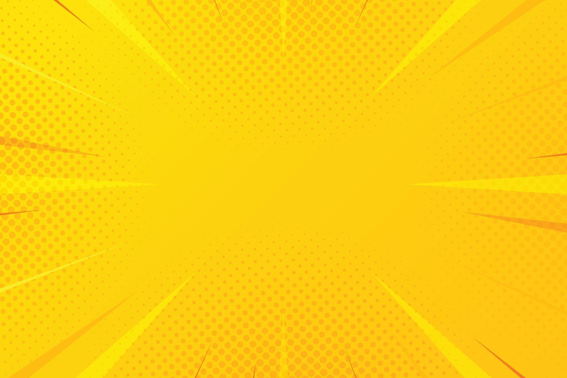 Abstract yellow halftone comic zoom background 2160034 Vector Art at